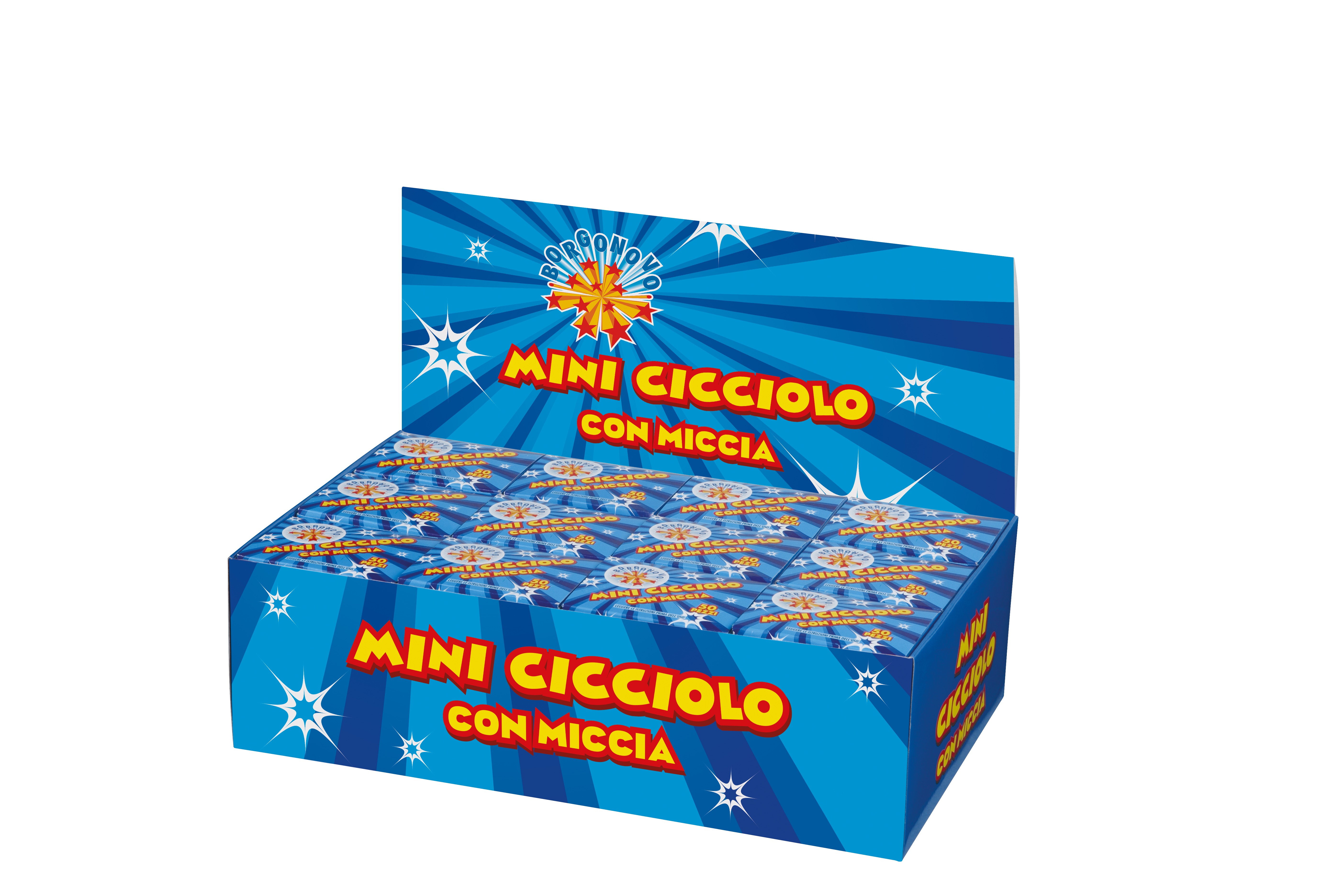 Petardi Mini Cicciolo con miccia conf.50pz - Pirotecnica Globo