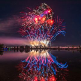 fuochi artificio acquatici